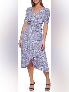 open lace back dress DKNY Women's Dresses Dress, Sunshine Multi, 2 at Amazon Women's Clothing  store